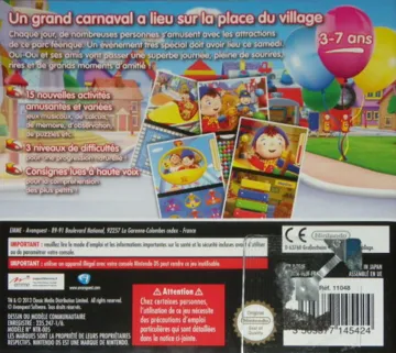 Oui-Oui et le Grand Carnaval des Jouets (France) box cover back